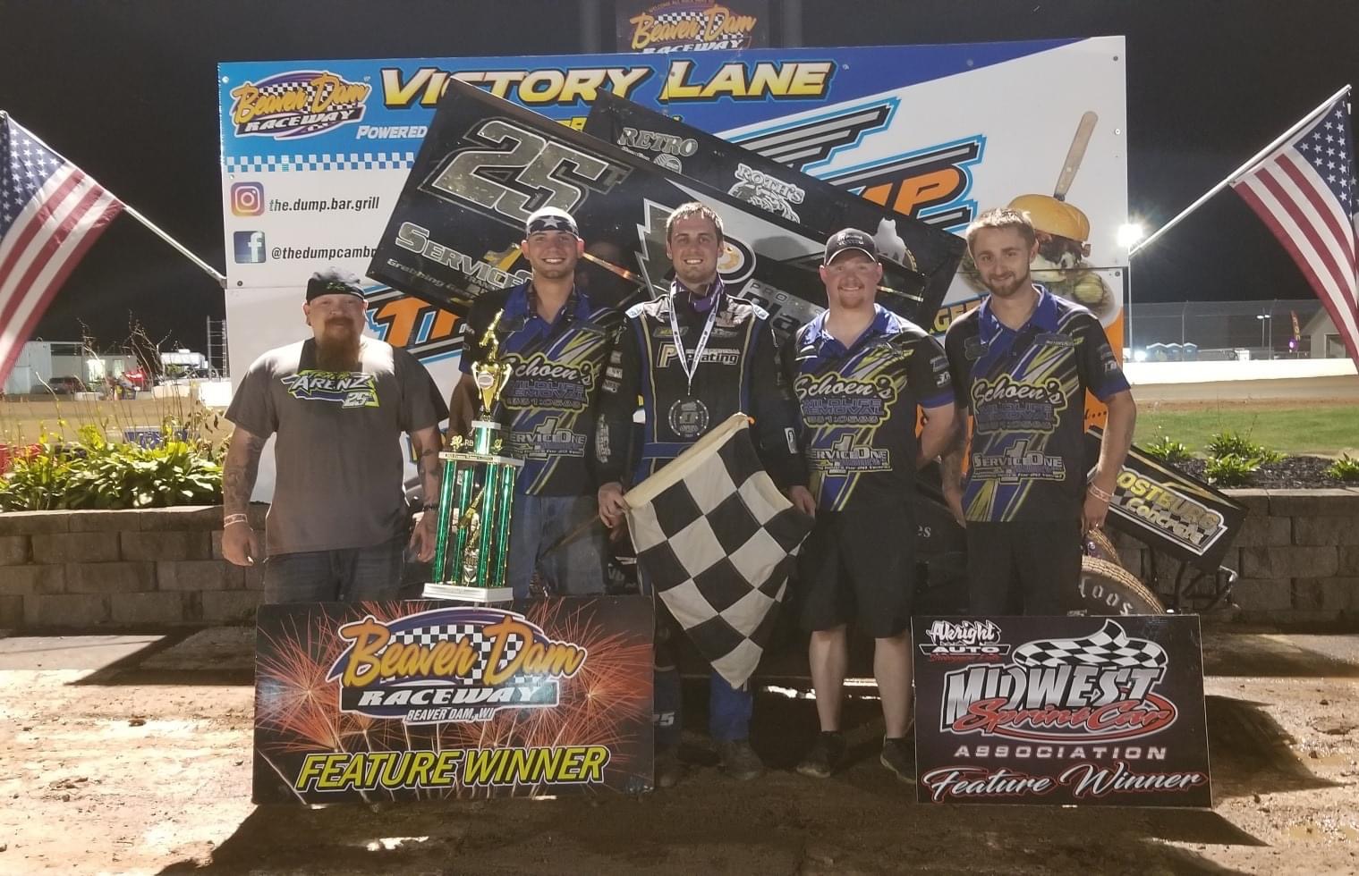 Arenz bests Beaver Dam Raceway foes for eighth MSA triumph of 2021